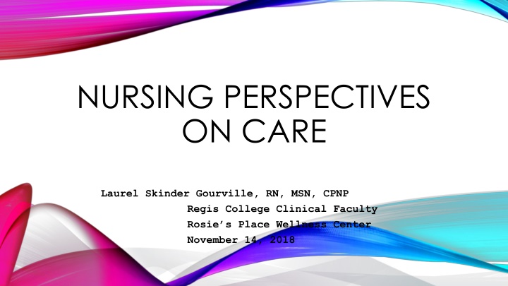 nursing perspectives on care