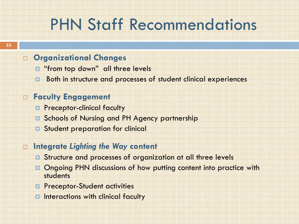 phn staff recommendations
