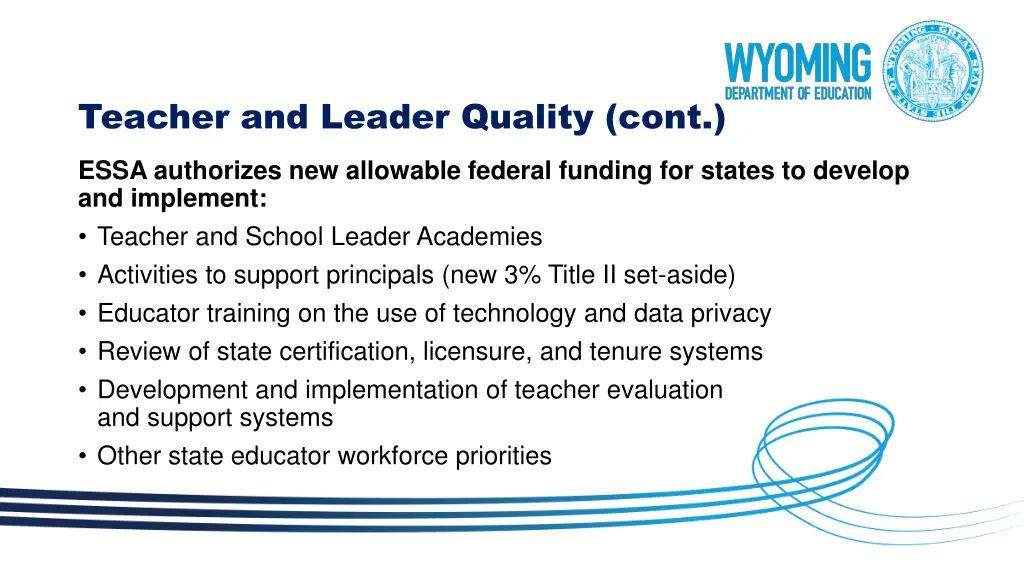 teacher and leader quality cont