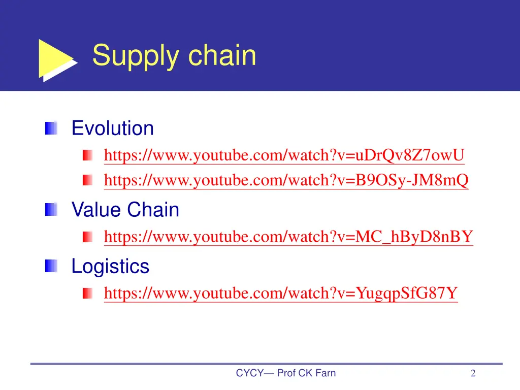 supply chain