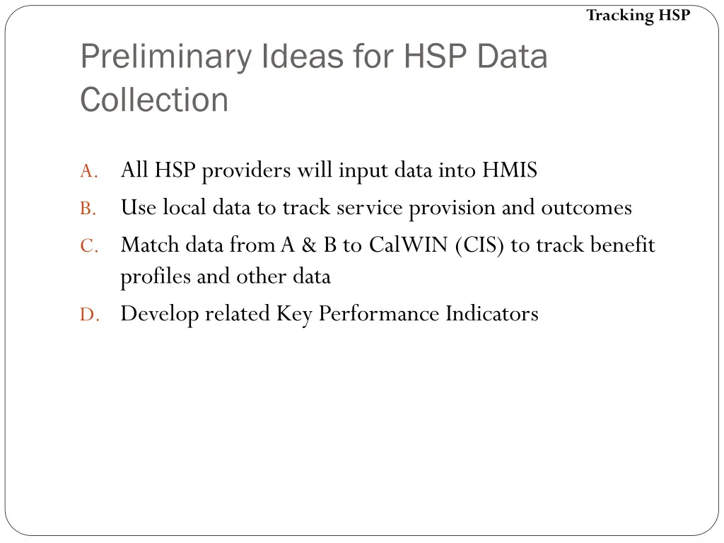 tracking hsp 3