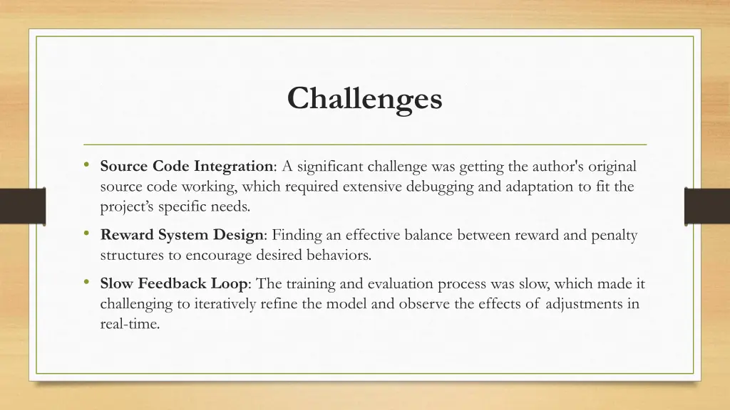 challenges