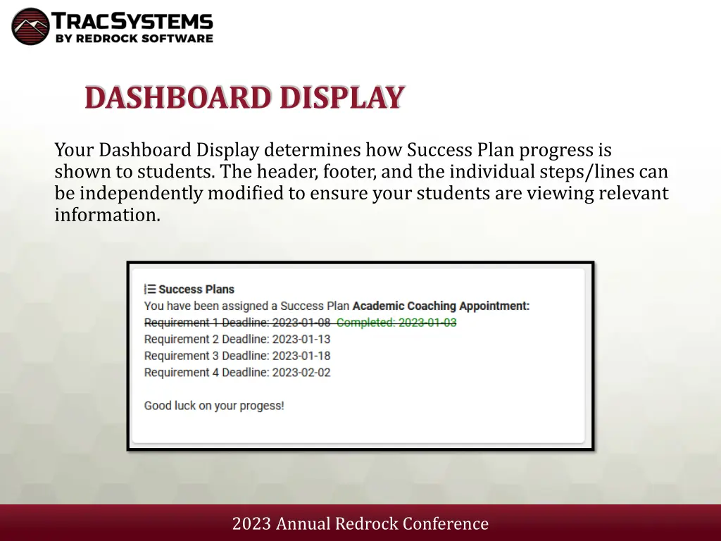 dashboard display