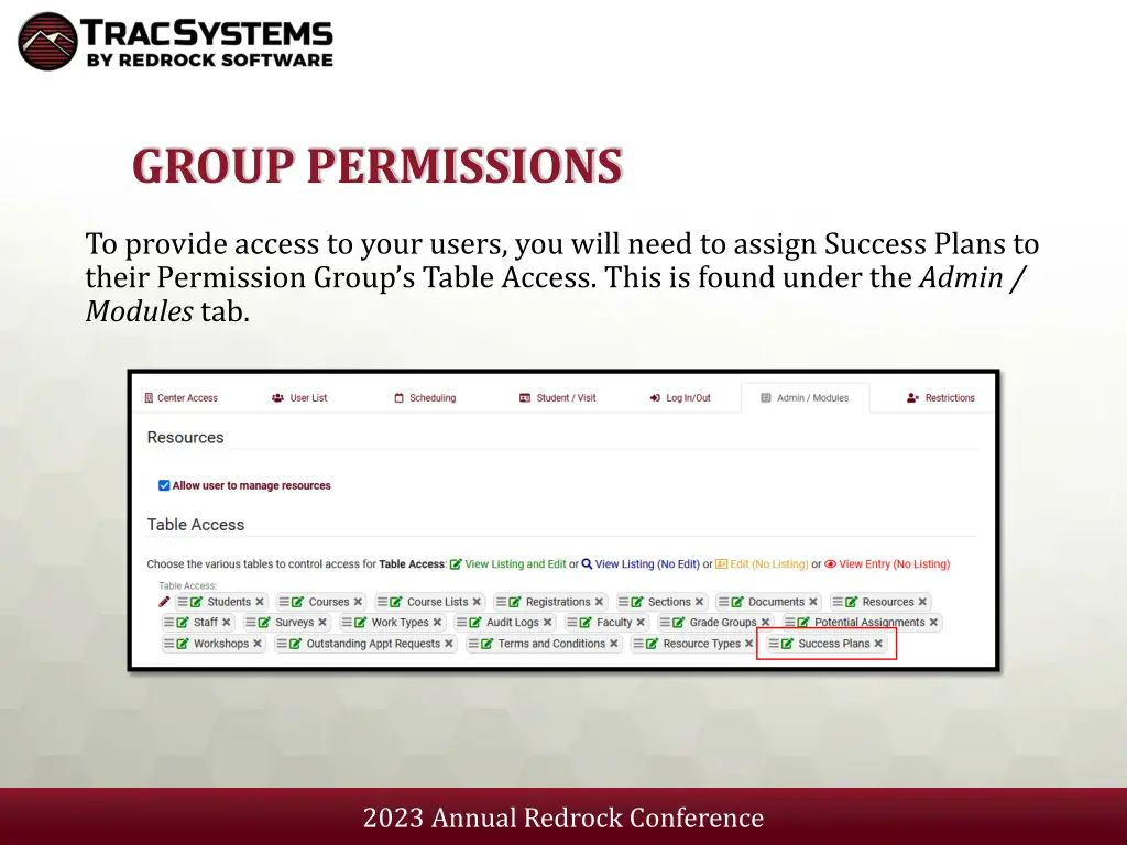 group permissions