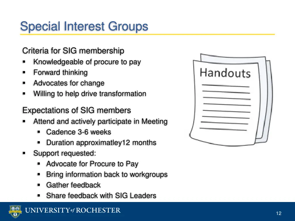 special interest groups