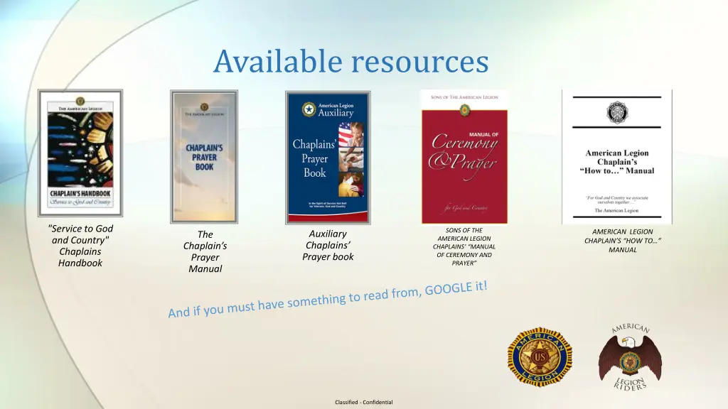 available resources