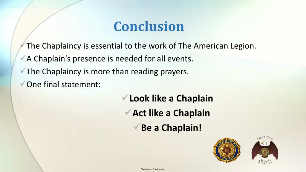 conclusion