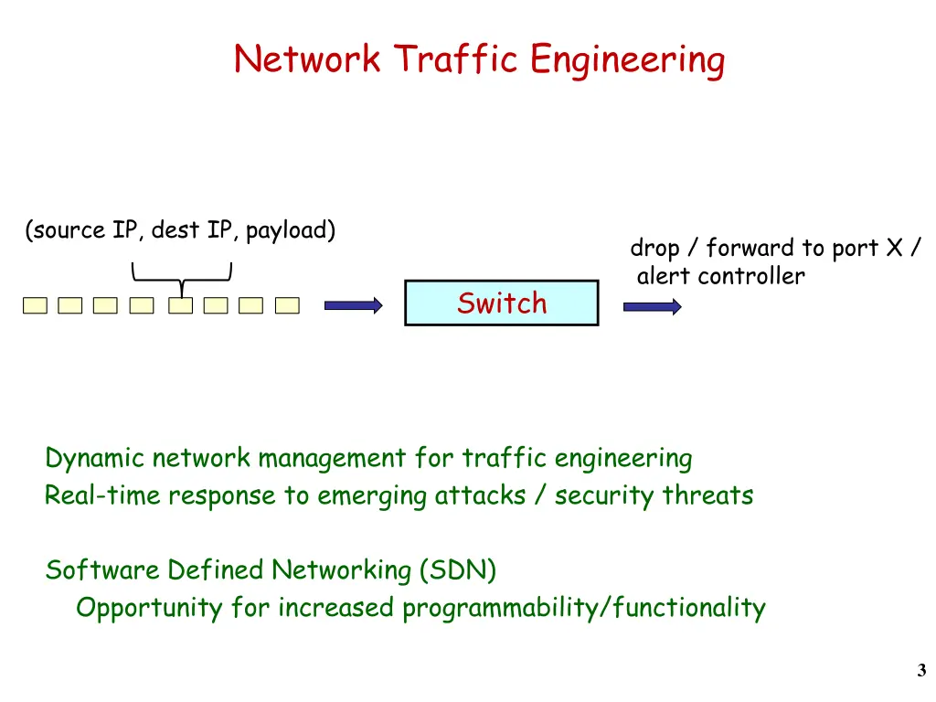 network traffic engineering