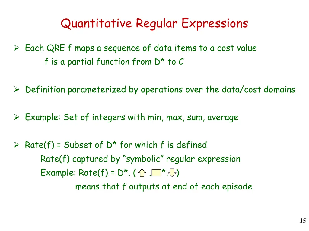 quantitative regular expressions