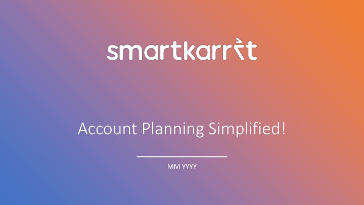 account planning simplified
