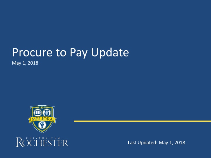 procure to pay update may 1 2018
