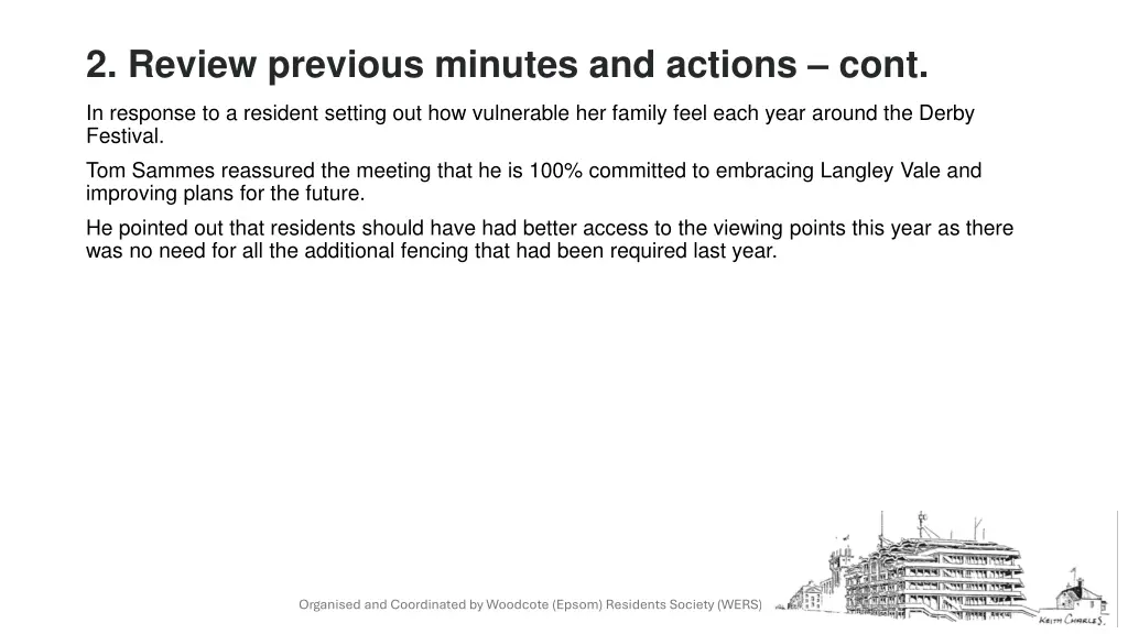 2 review previous minutes and actions cont 3