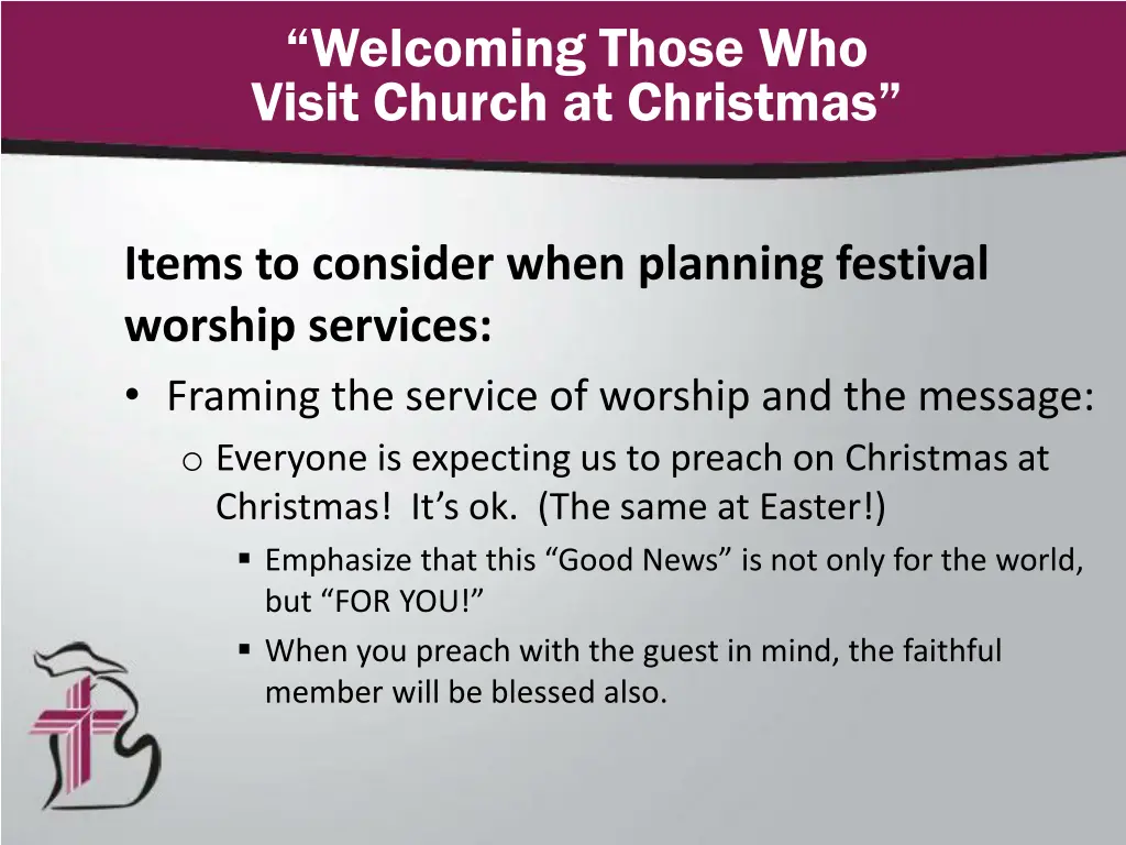 welcoming those who visit church at christmas 5