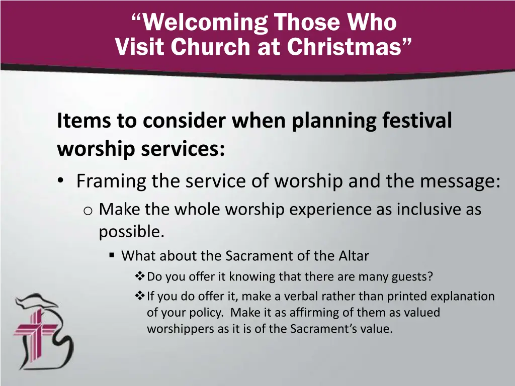 welcoming those who visit church at christmas 7