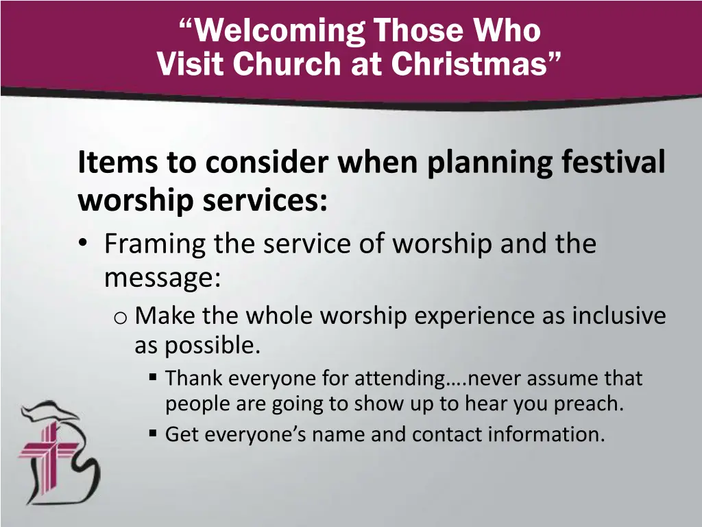 welcoming those who visit church at christmas 8