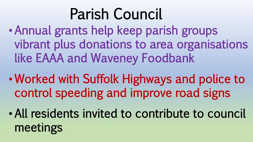parish council parish council