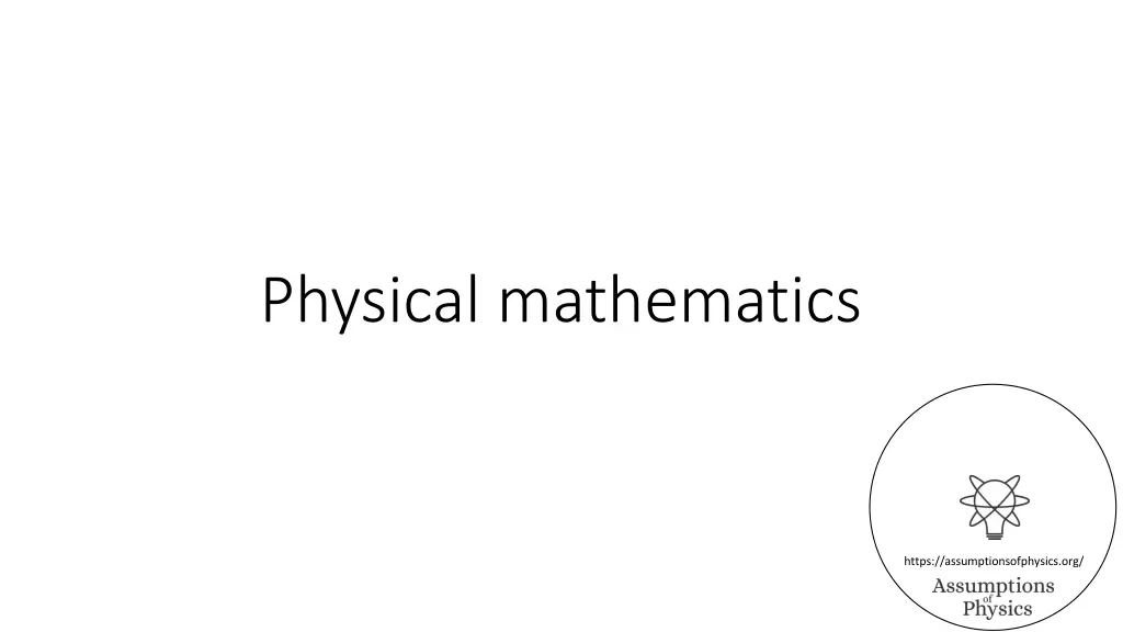 physical mathematics