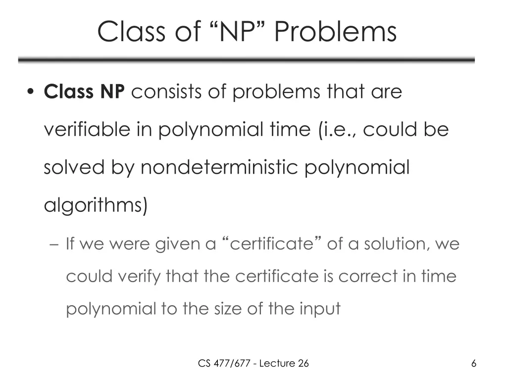 class of np problems
