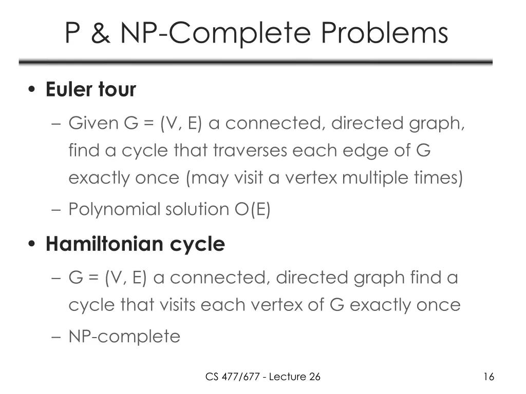 p np complete problems 1