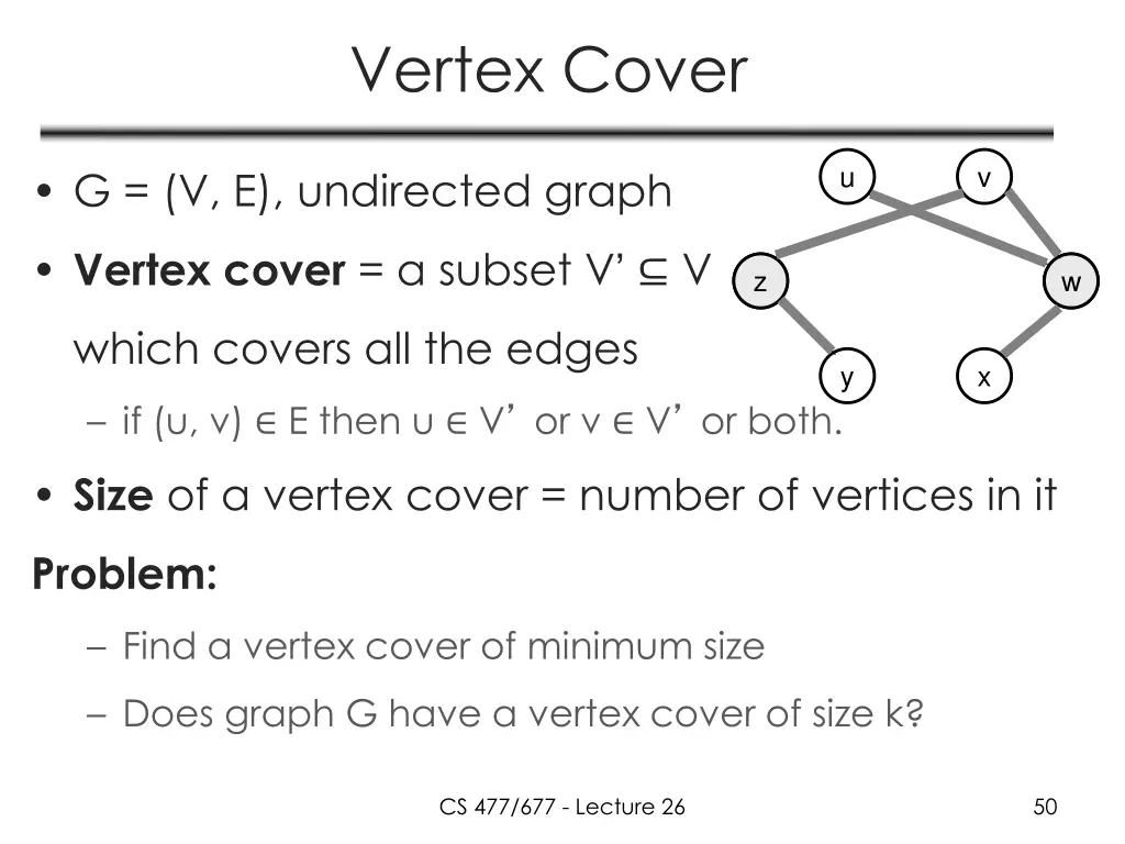 vertex cover 1