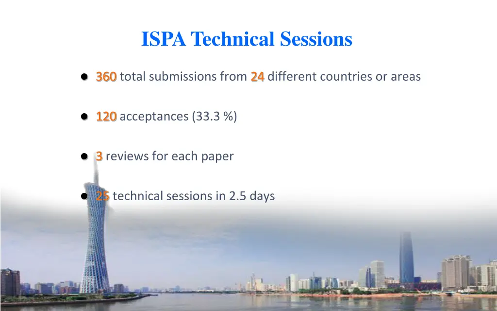 ispa technical sessions
