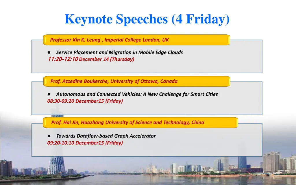 keynote speeches 4 friday