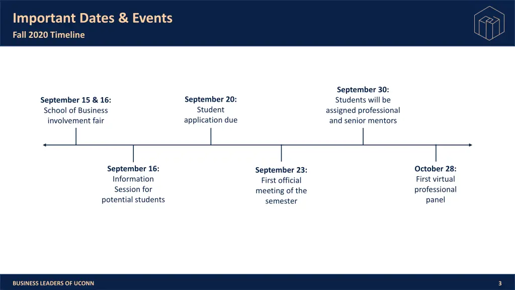 important dates events fall 2020 timeline