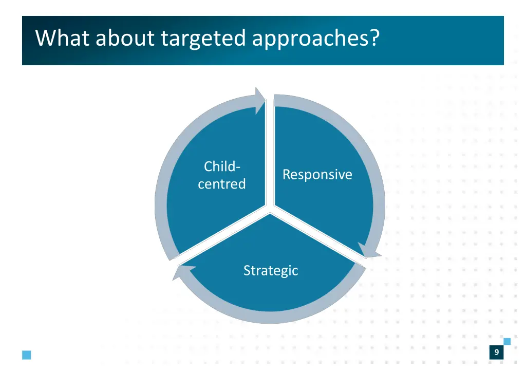 what about targeted approaches