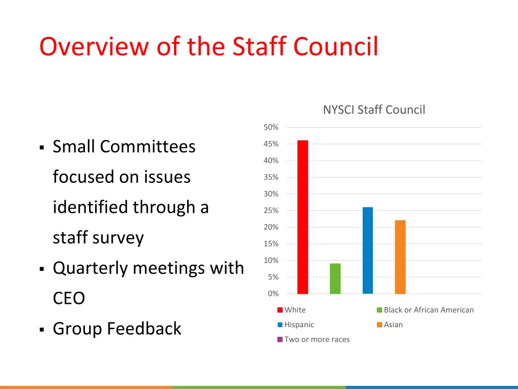 overview of the staff council