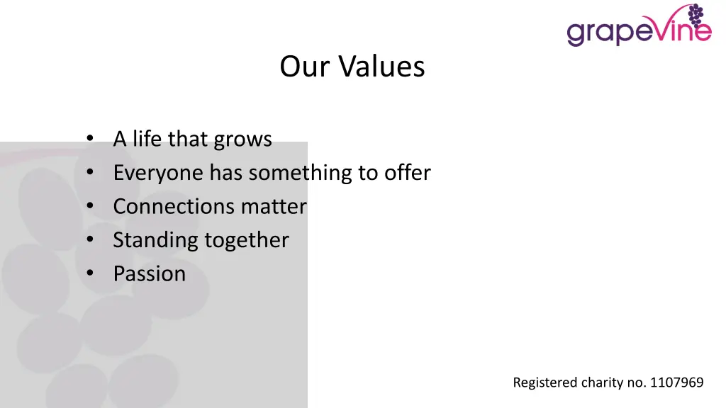 our values