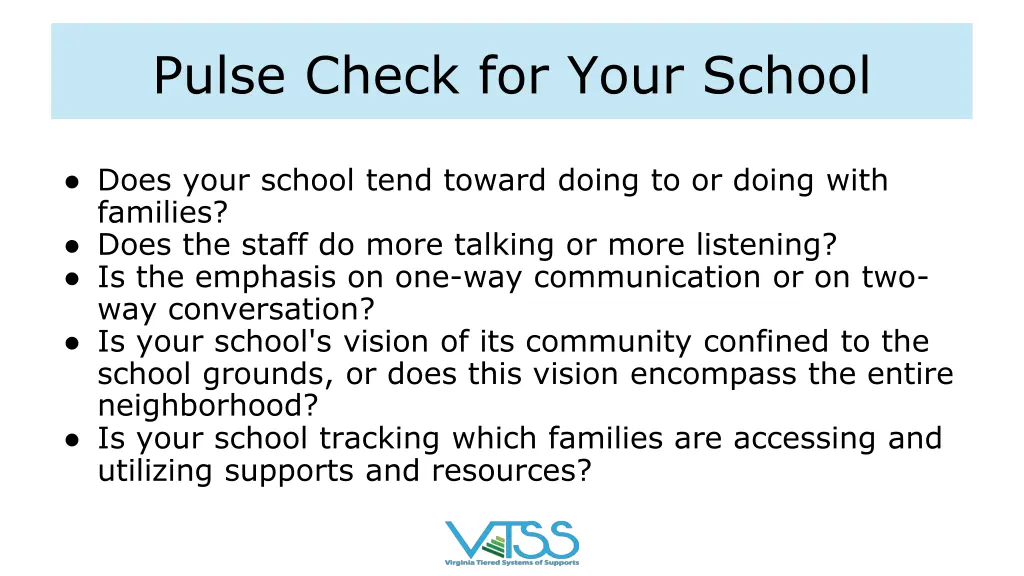 pulse check for your school