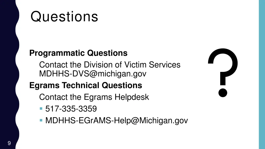 questions