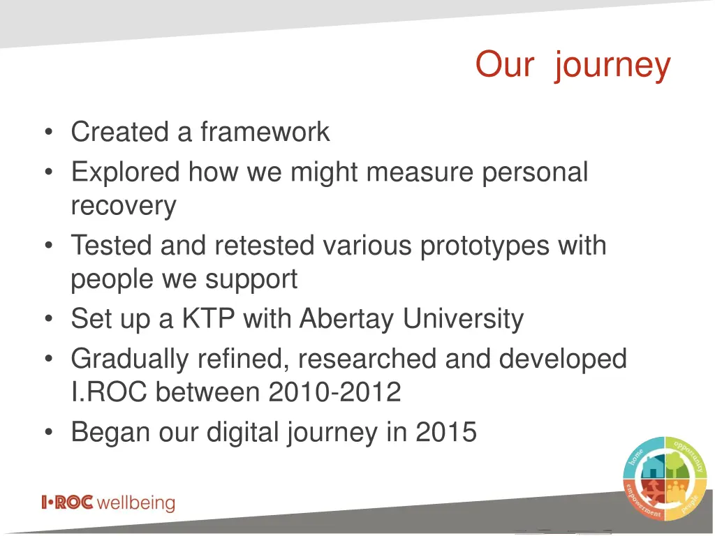 our journey