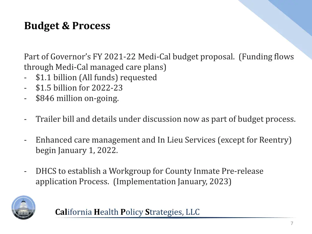 budget process