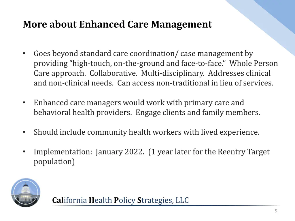 more about enhanced care management