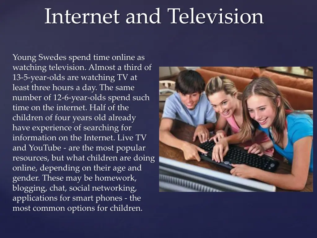 internet and television