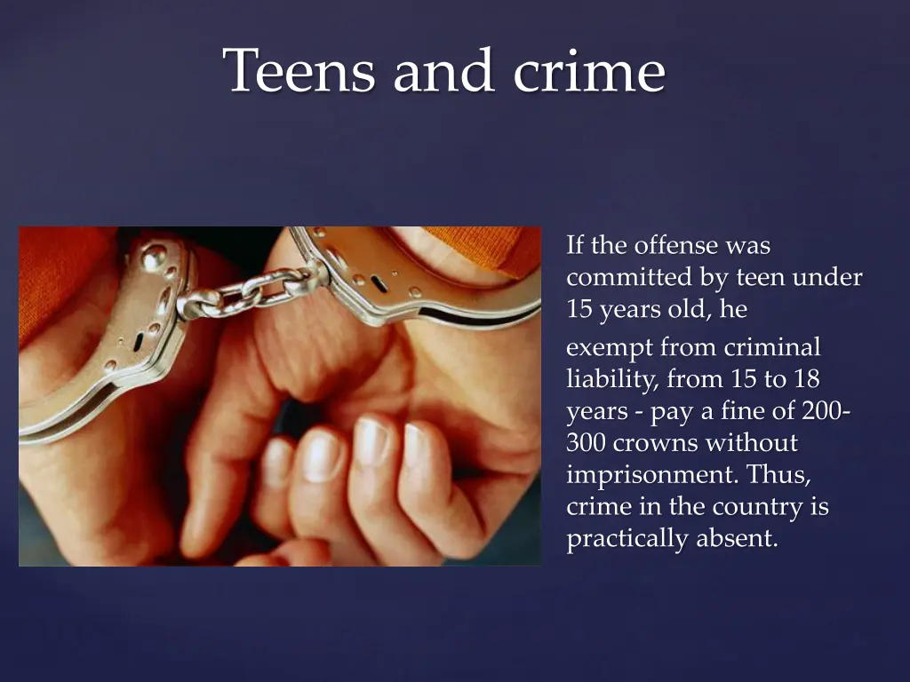 teens and crime