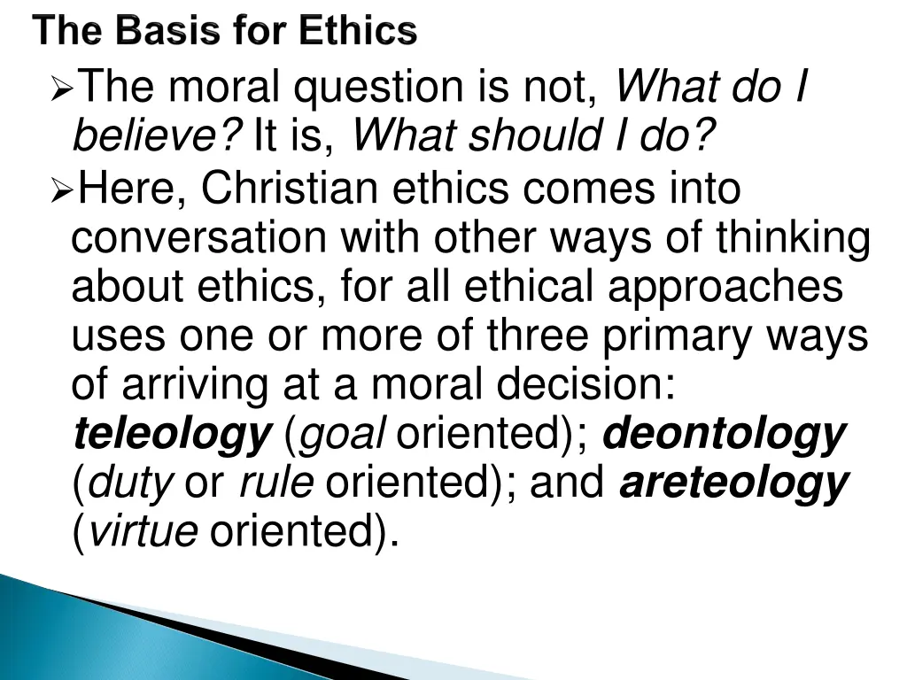 the moral question is not what do i believe