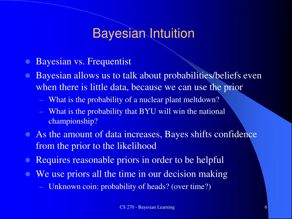 bayesian intuition
