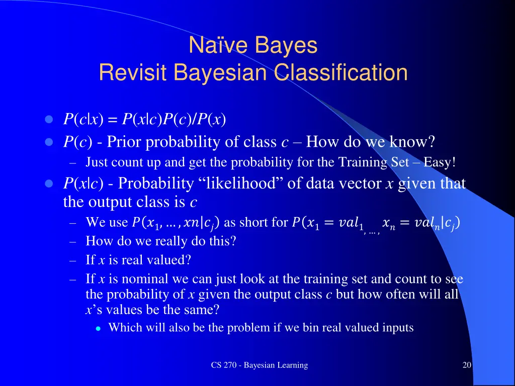 na ve bayes
