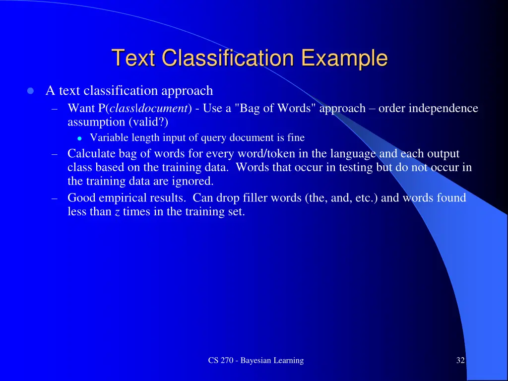 text classification example 1