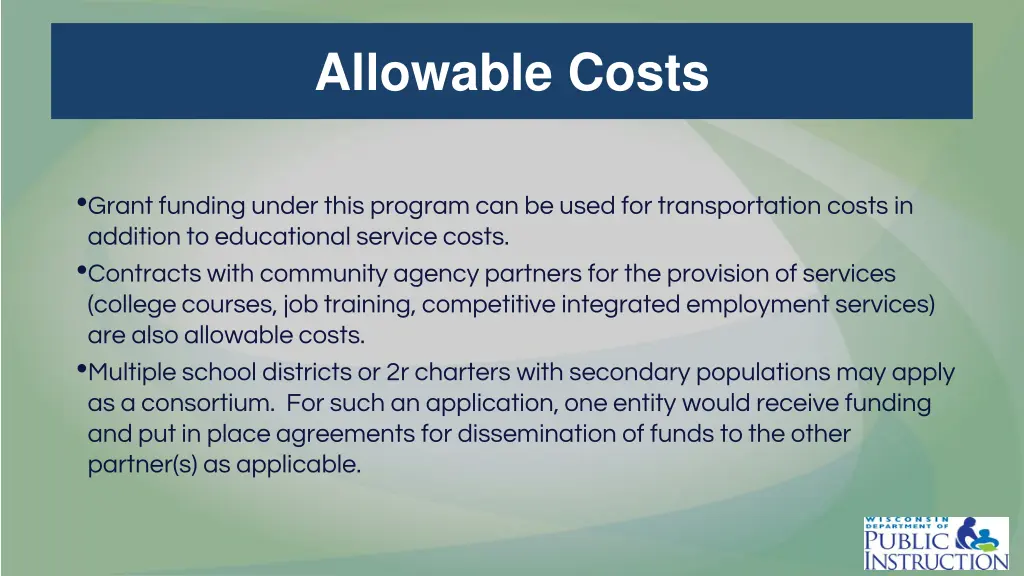allowable costs