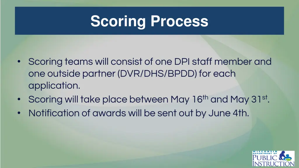 scoring process