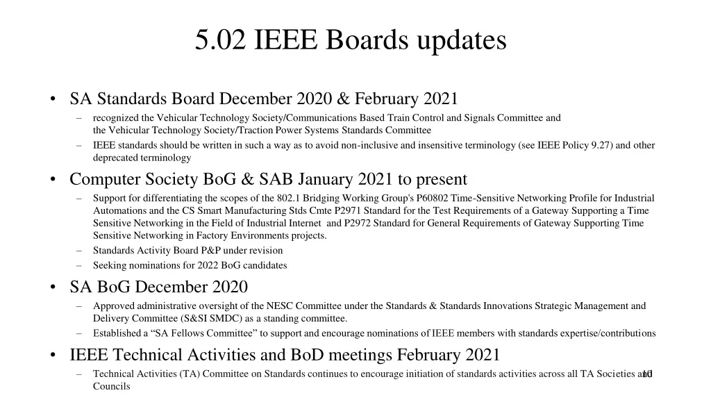 5 02 ieee boards updates