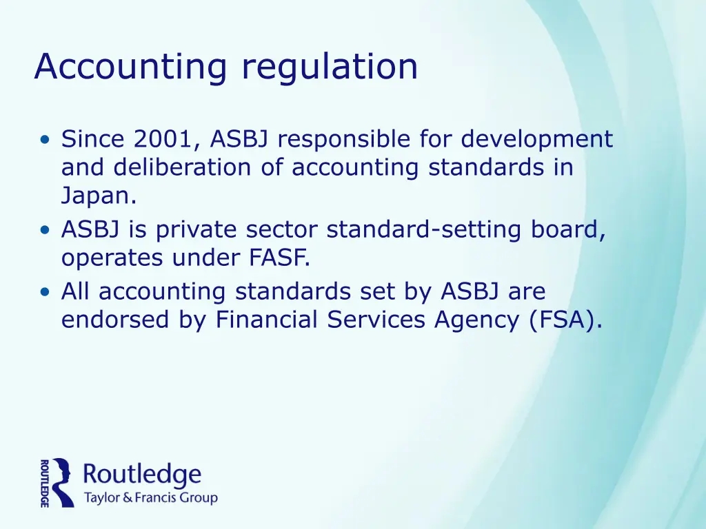 accounting regulation