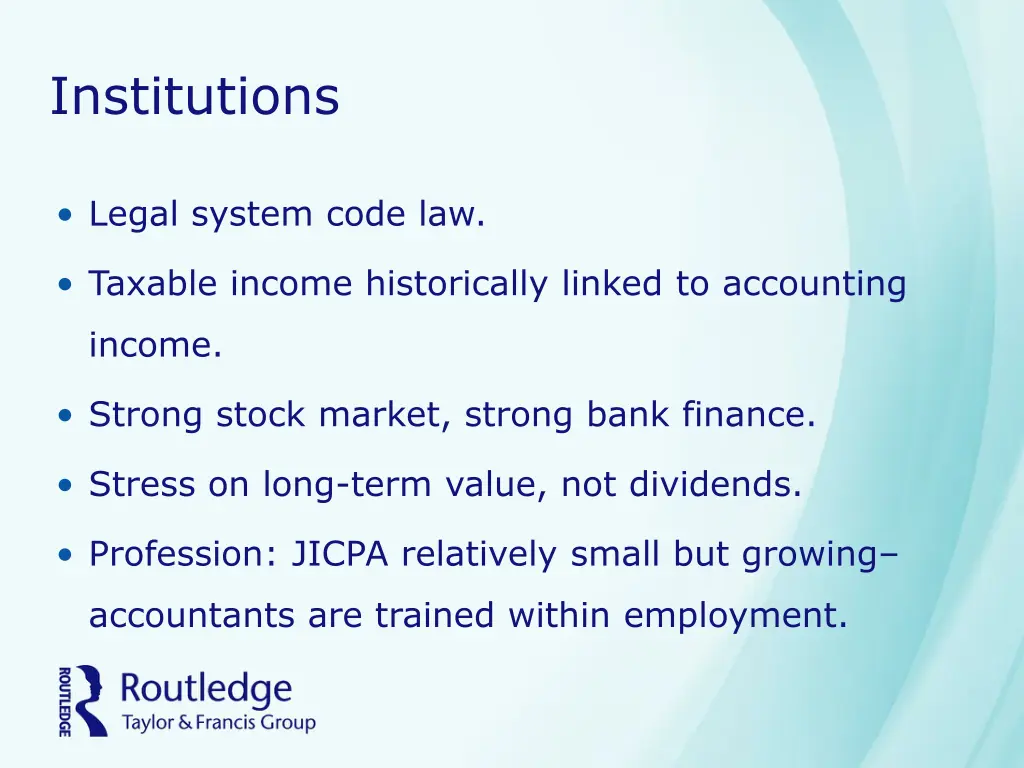 institutions