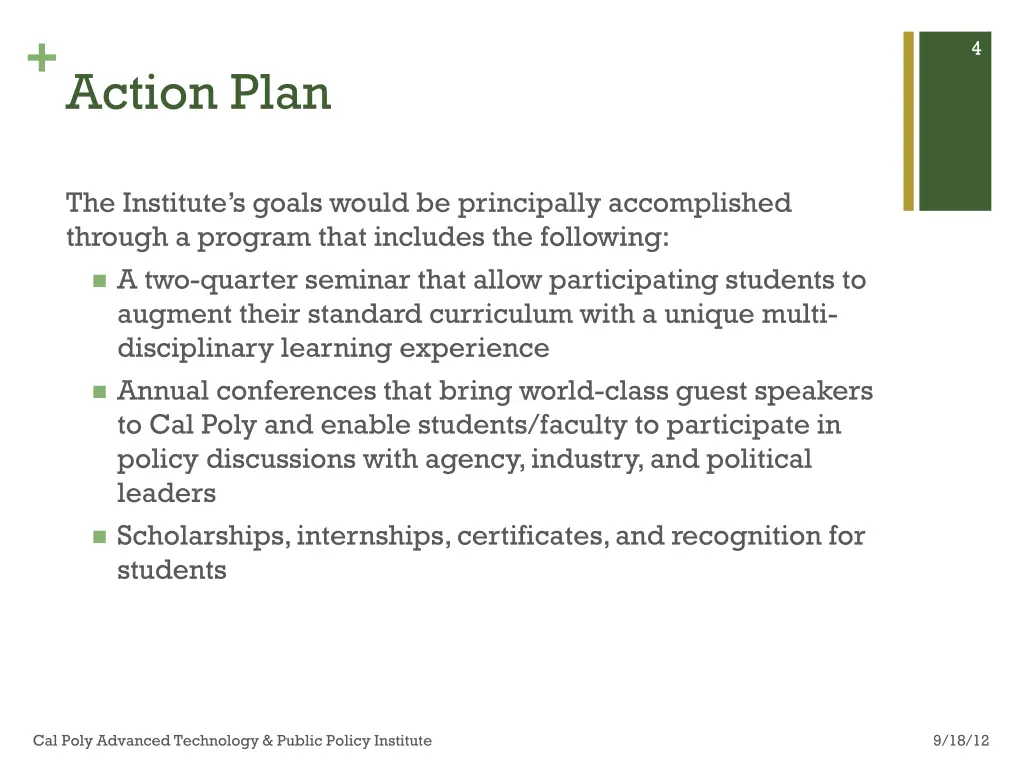 action plan