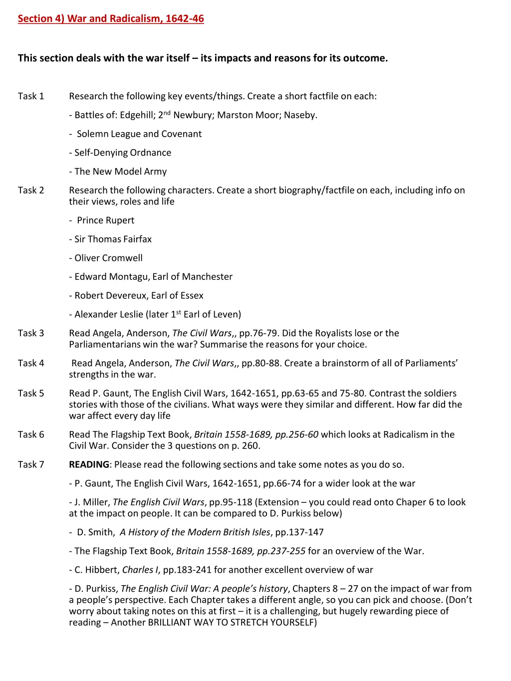 section 4 war and radicalism 1642 46