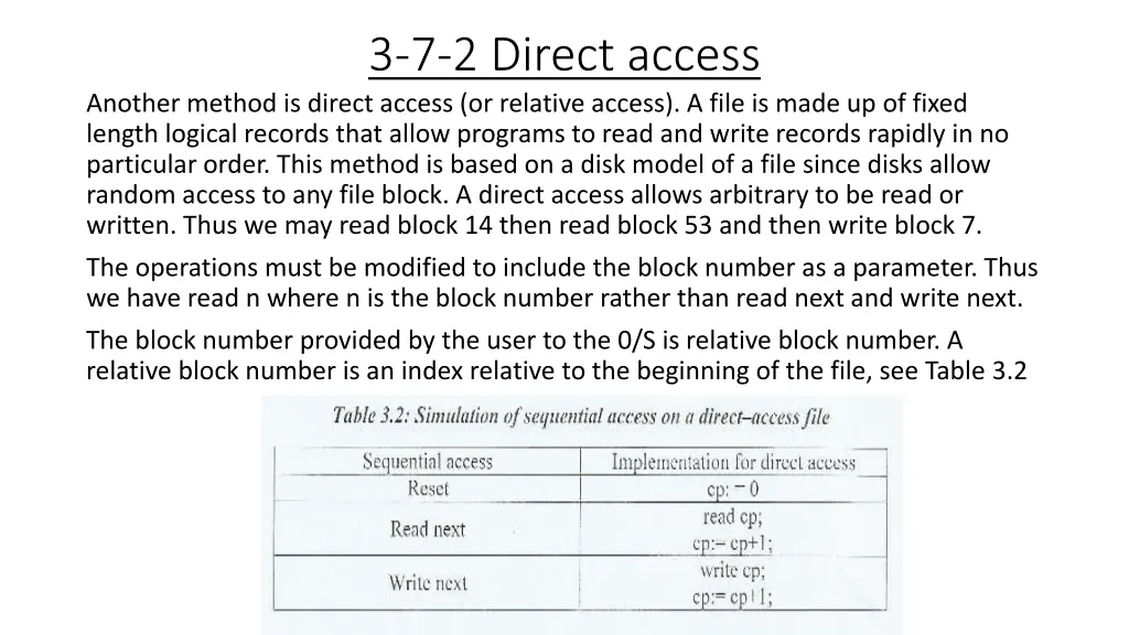 3 7 2 direct access