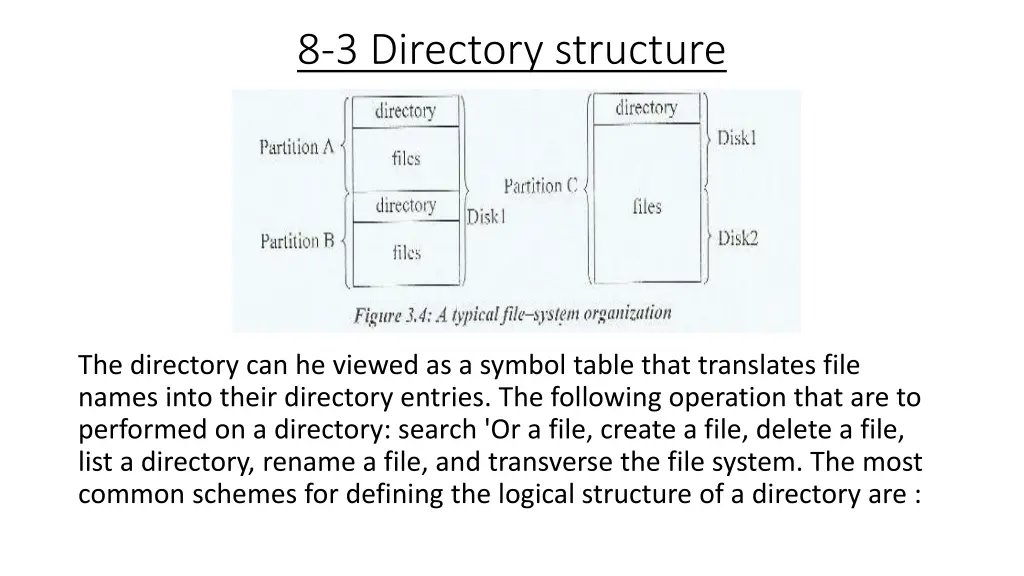 8 3 directory structure 1